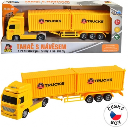 Camion con due container a inerzia City Collection