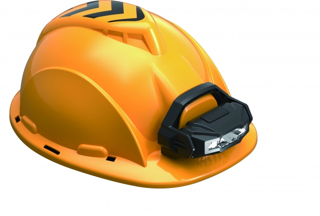 Casco da costruzione con torcia