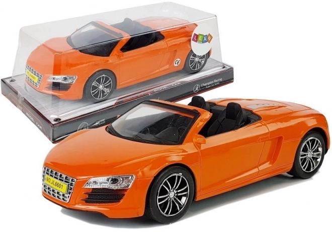 Auto con movimento a frizione cabriolet arancione 1:18