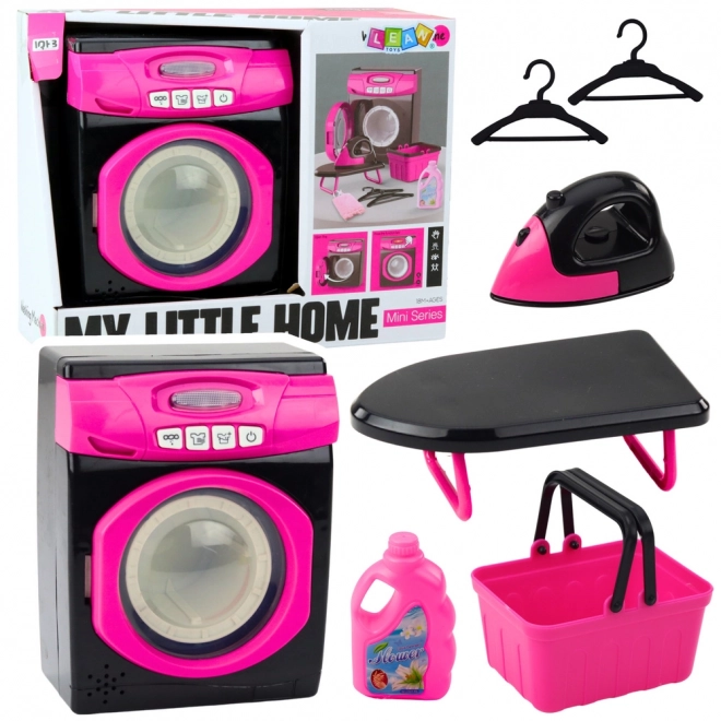 Set interattivo di elettrodomestici per bambini con lavatrice
