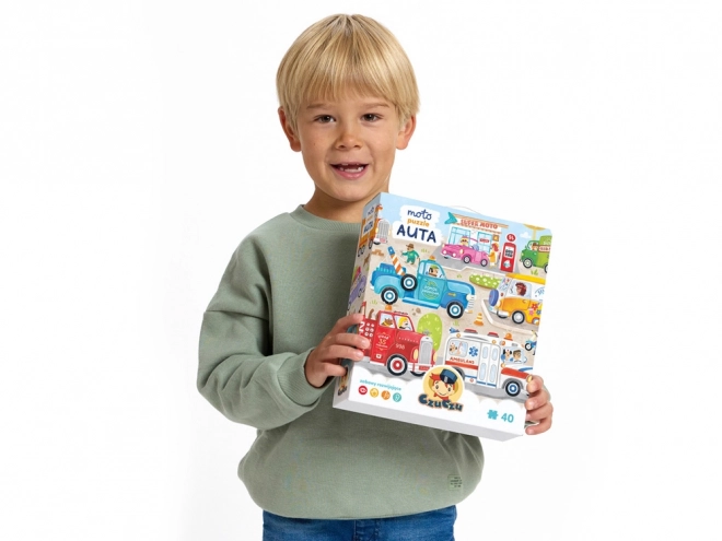Puzzle 40 pezzi Moto Puzzle Auto