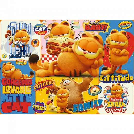 puzzle 1000 pezzi garfield – avventura (trefl)