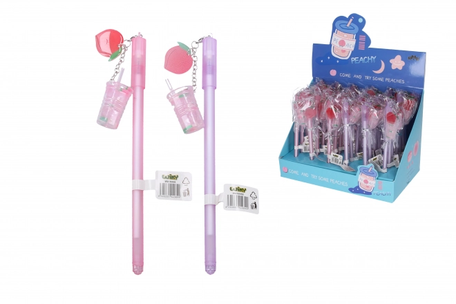 Penna a gel con portachiavi - Bevanda