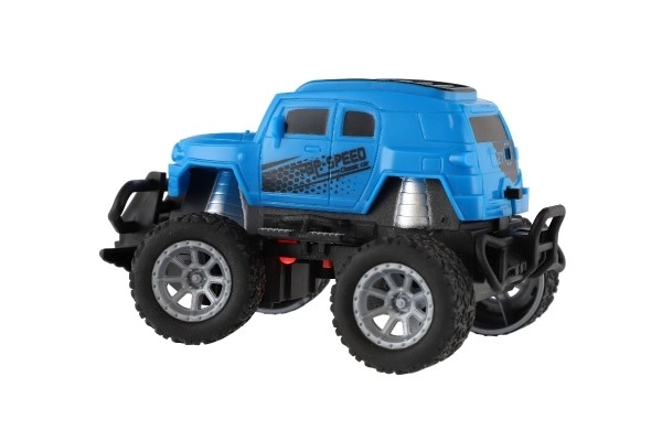 Mini camioncino RC con luci 12cm blu