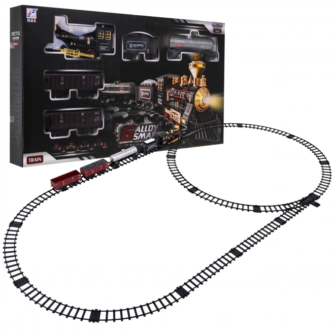 Treno giocattolo con funzione fumo per bambini 5+