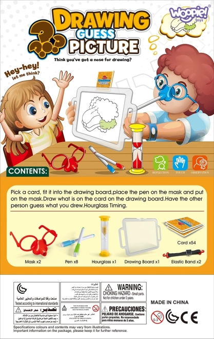 Gioco WOOPIE Disegna e Indovina con Il Naso