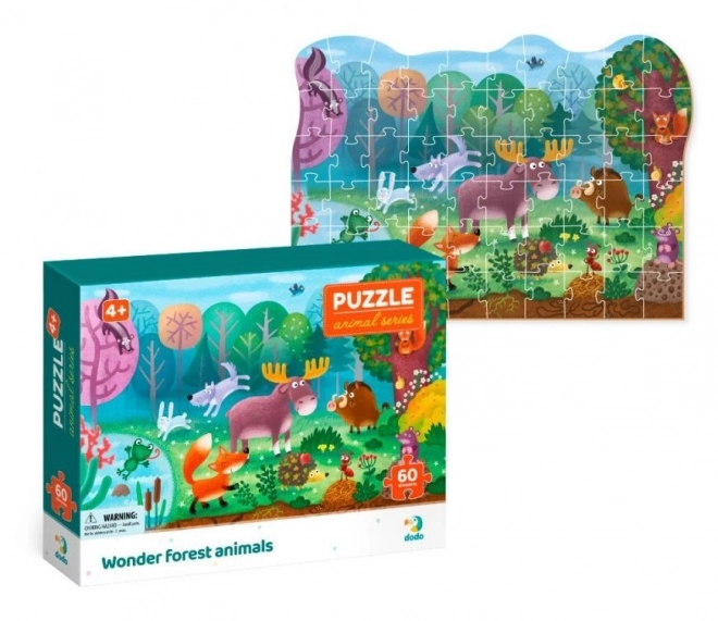 Puzzle Animali del Bosco 60 Pezzi