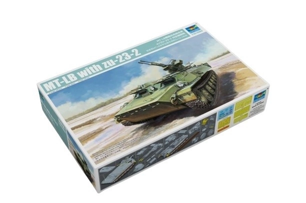 Modello MT-LB con ZU-23-2 in scala 1/35