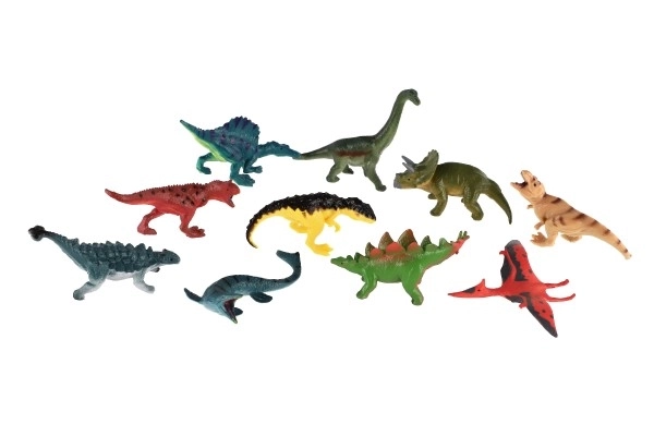 Minidinosauri di plastica 7-9 cm assortiti in sacchetto 36 pezzi