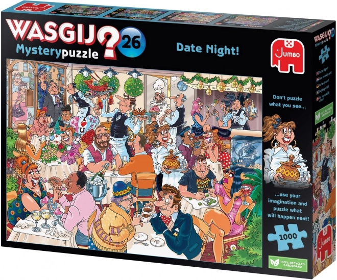 Puzzle JUMBO Wasgij Mystery: Incontro Notturno! 1000 Pezzi