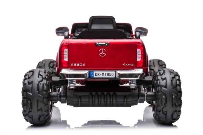 Auto a Batteria per Bambini Mercedes 4x4 Rosso Metallizzato