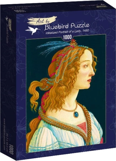 Puzzle Bluebird ritratto di giovane donna 1000 pezzi