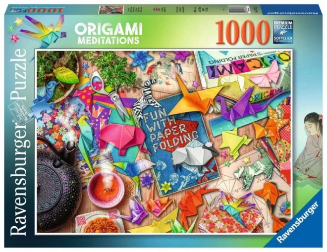 Puzzle Ravensburger Meditazioni con Origami 1000 pezzi