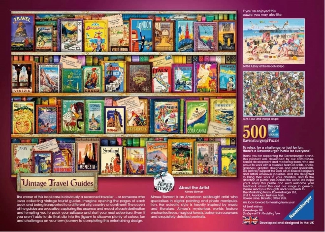 Puzzle le guide storiche di viaggio RAVENSBURGER 500 pezzi