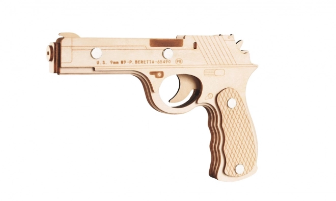 Puzzle 3D in Legno Beretta M9