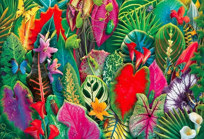 Puzzle Trefl Blooming Paradise: Tropica Paradiso 1500 pezzi