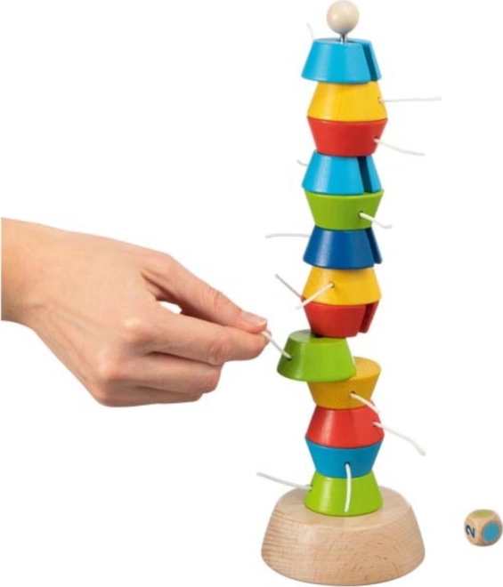 Torre stabile con altezza di 30 cm
