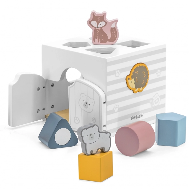 Sorter educativo con blocchi a sonagli PolarB Montessori