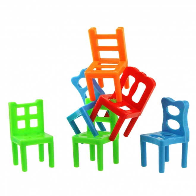 Gioco di abilità sedie in equilibrio per bambini