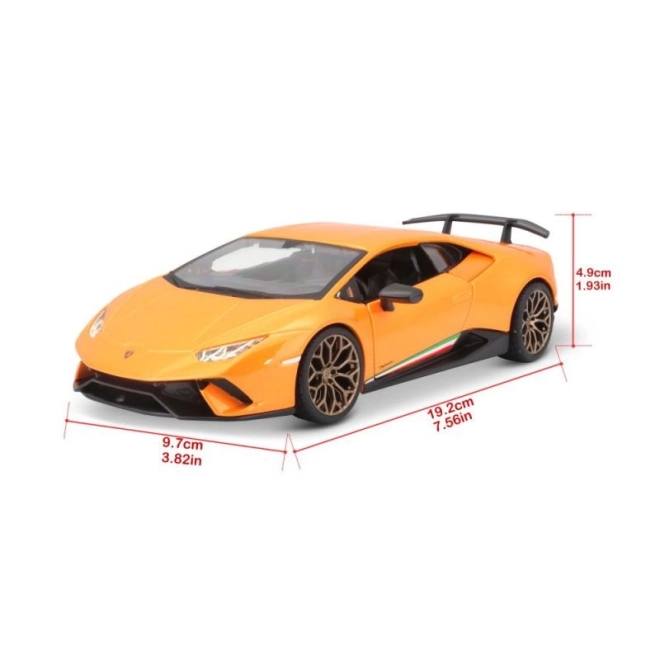 Modello Metallico Lamborghini Huracan Performmante Scala 1/24