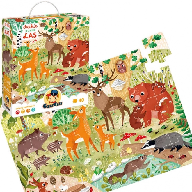 Puzzle Foresta Selvaggia 40 Pezzi