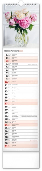 Calendario da parete Fiori 2025