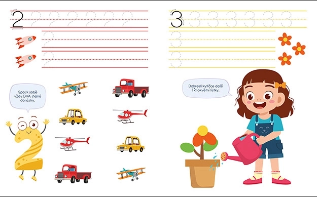 Quaderno per bambini in età prescolare Numeri e calcolo