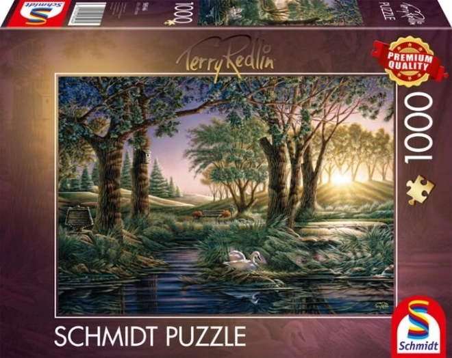 Puzzle mattutino magico al lago 1000 pezzi