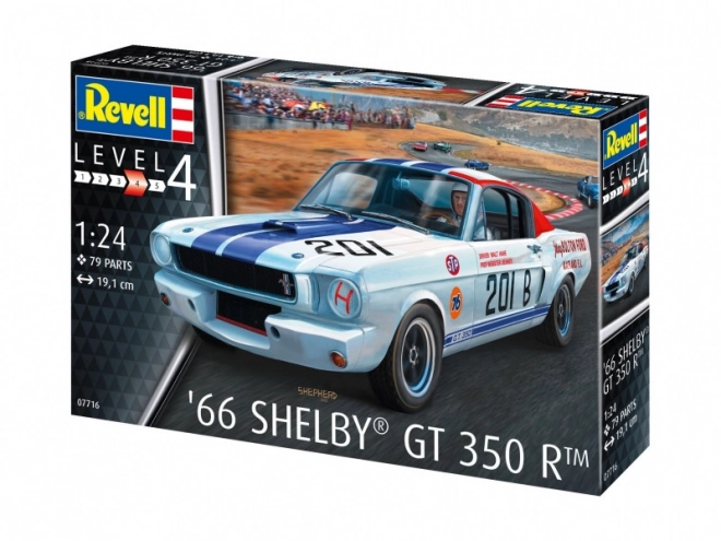 Modello in plastica Shelby GT 350 R 1965 in scala 1/24