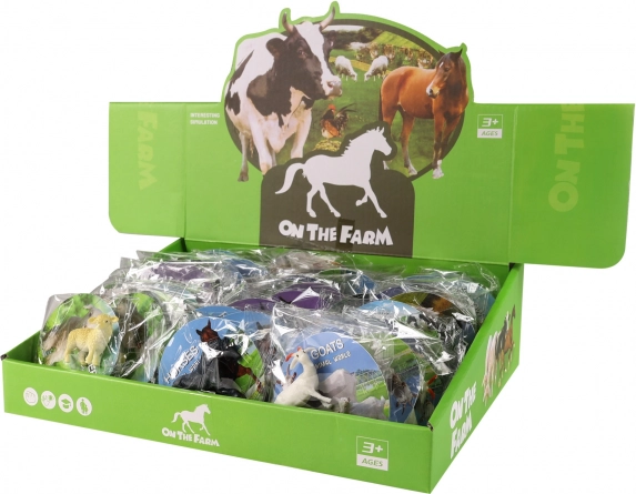 Set di figurine di animali domestici in scatola
