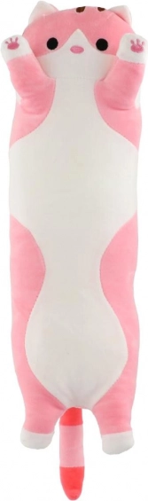 Giocattolo di peluche gatto sdraiato
