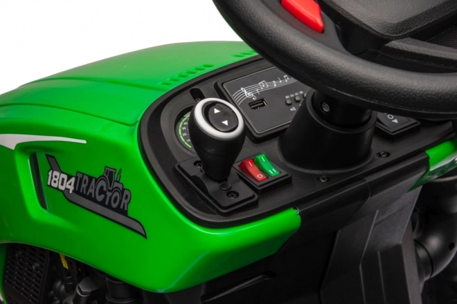 Trattore a batteria verde 24V