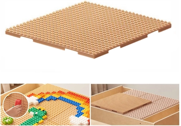 Tavolo educativo in legno Masterkidz con accessori STEM Wall