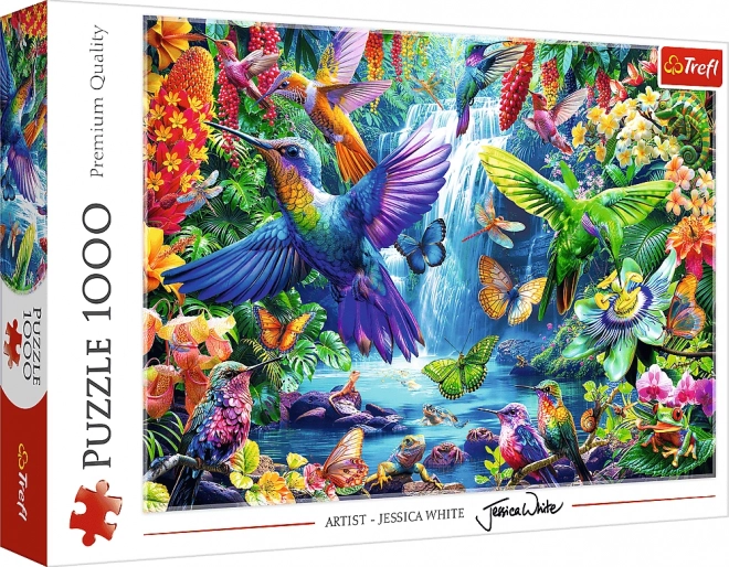 Puzzle Colibrì nei Tropici 1000 Pezzi