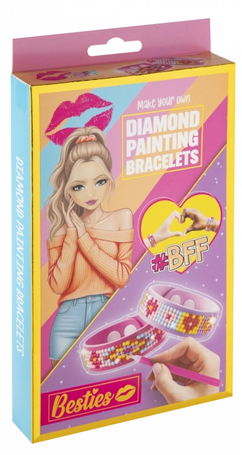Pittura diamantata per creare braccialetti