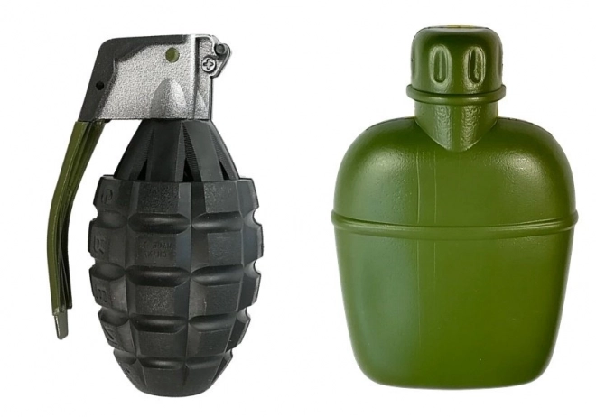 Set militare con pistola e accessori
