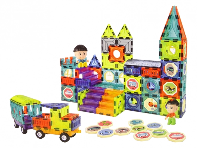 Blocchi magnetici 3D castello 139 pezzi
