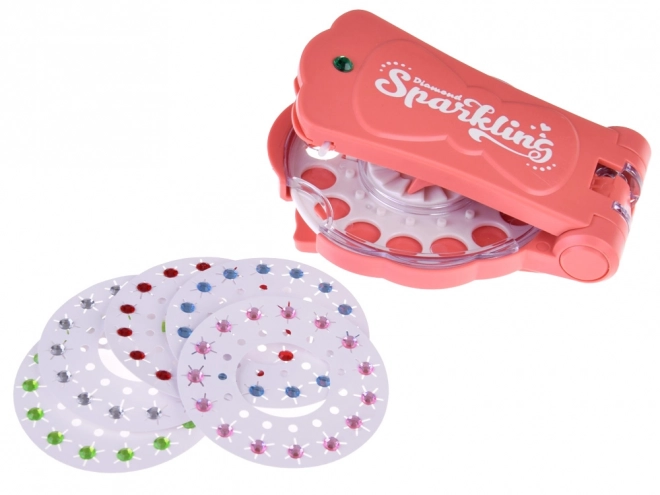 Styler per capelli con cristalli colorati