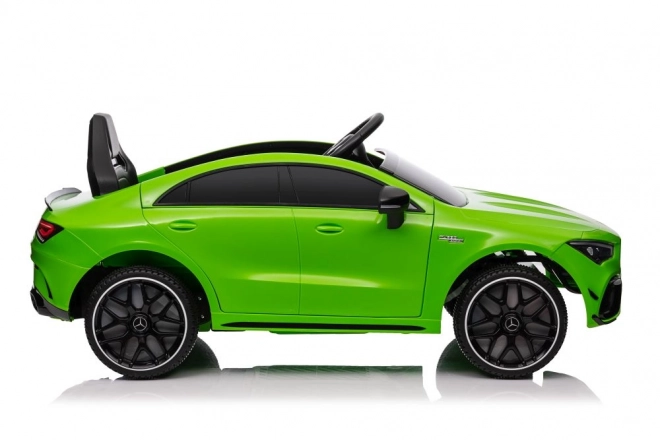 Auto elettrica per bambini Mercedes CLA 45s AMG verde 4x4