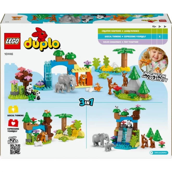 Famiglie di animali selvatici LEGO DUPLO 3 in 1