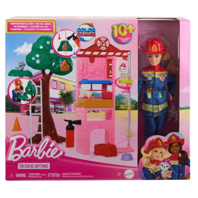 Barbie pompiere con accessori