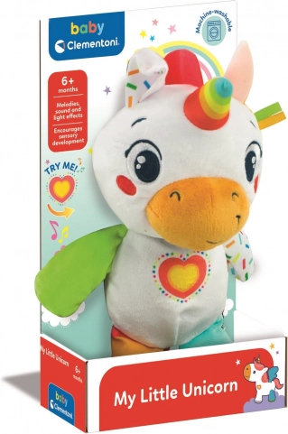 Unicorno interattivo di peluche BABY CLEMENTONI per neonati