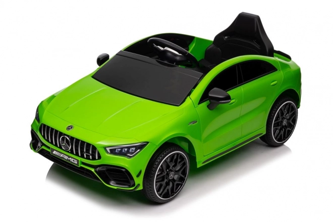 Auto elettrica per bambini Mercedes CLA 45s AMG verde 4x4