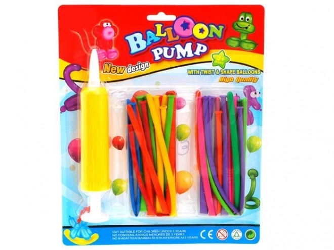 Balloon modeling kit con pompa