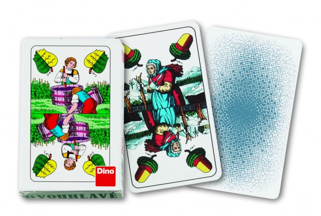 Carte da gioco DINO Mariáš Due Teste