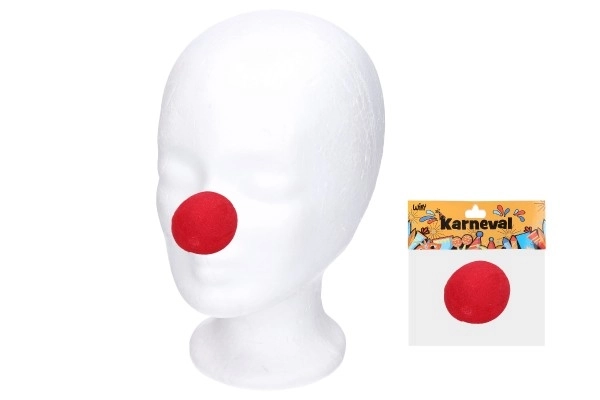 Naso Clown in Spugna 5 cm per Carnevale