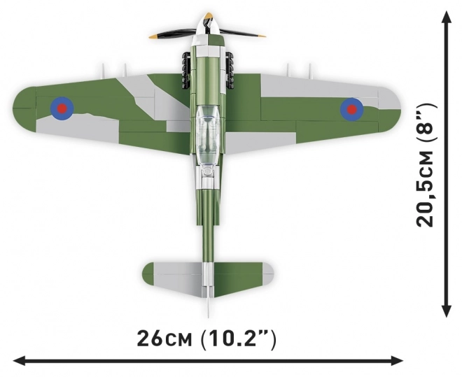 Modello di costruzione Hawker Typhoon Mk.1B