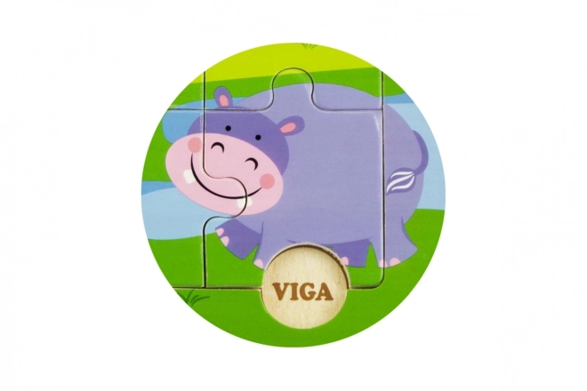 Puzzle in legno - safari