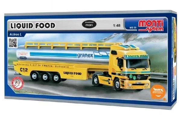 Stavebnice Model Monti System Ms 55 Cibo Liquido Actros L-Mb 1:48