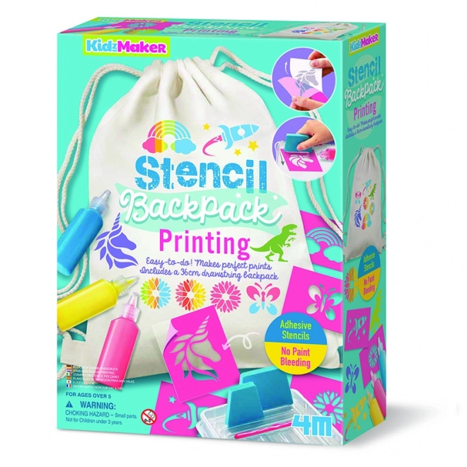 Set artistico 4M per decorare zaini